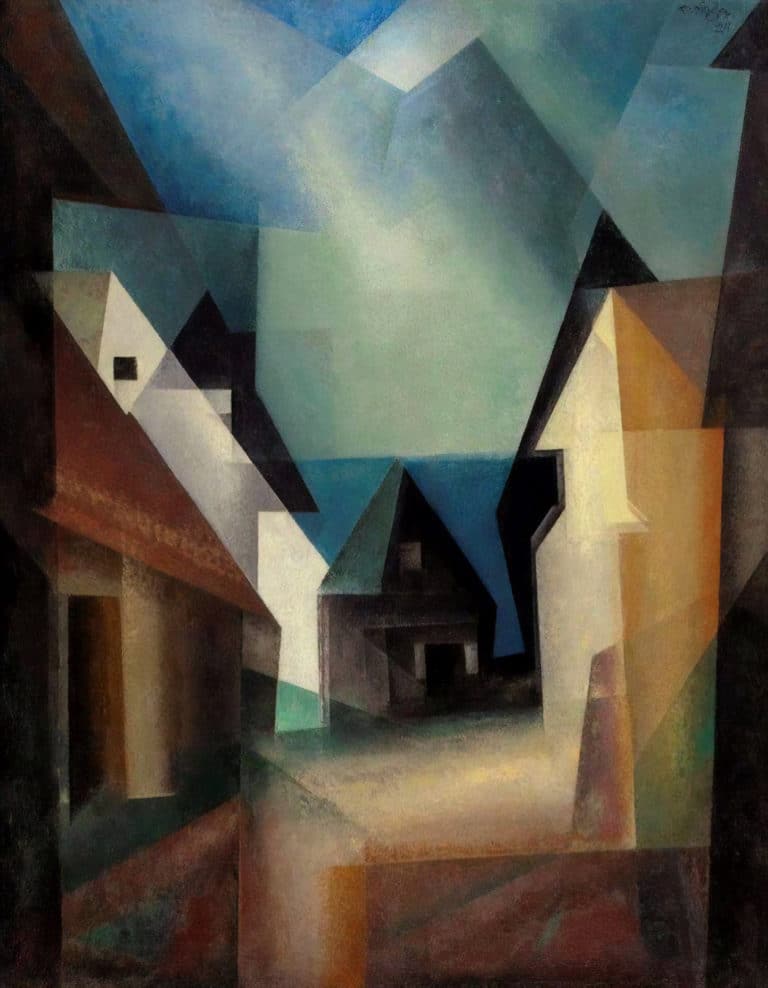 Gaberndorf II, Lyonel Feininger (1924)