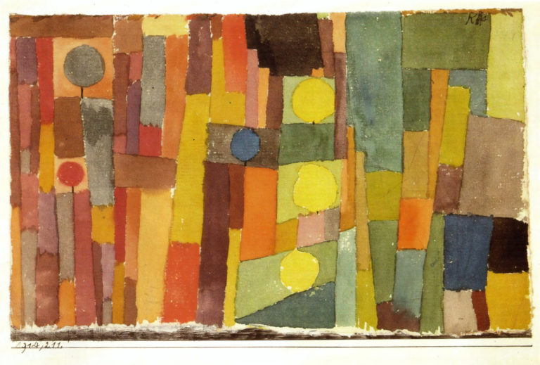 Dans le style de Kairouan, Paul Klee (1914)
