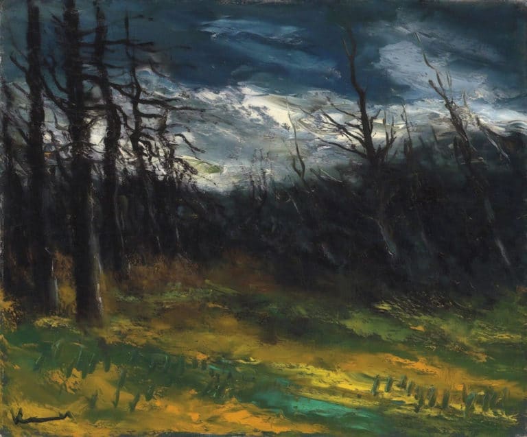 La Forêt et son ciel de tempête, Maurice de Vlaminck (1924)