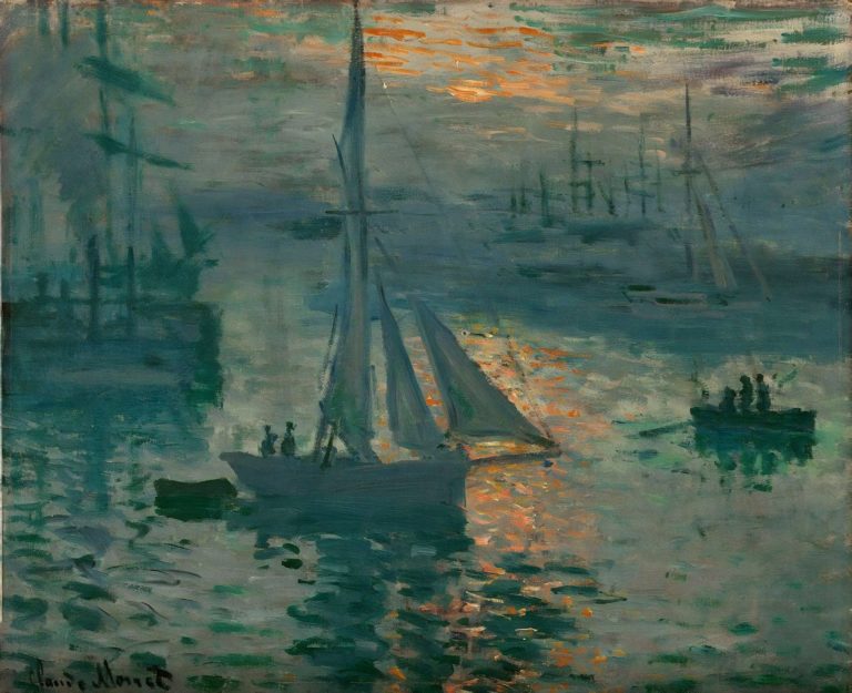 Lever de soleil sur la mer, Claude Monet (1873)