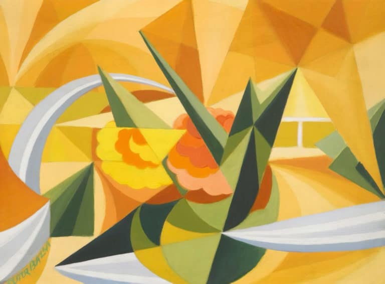 Lignes de force du paysage, Giacomo Balla (1918)