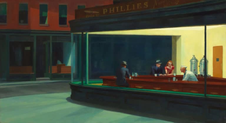 Noctambules, Edward Hopper (1942)
