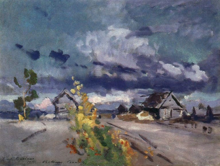 Okhotino, septembre, Constantin Korovine (1915)