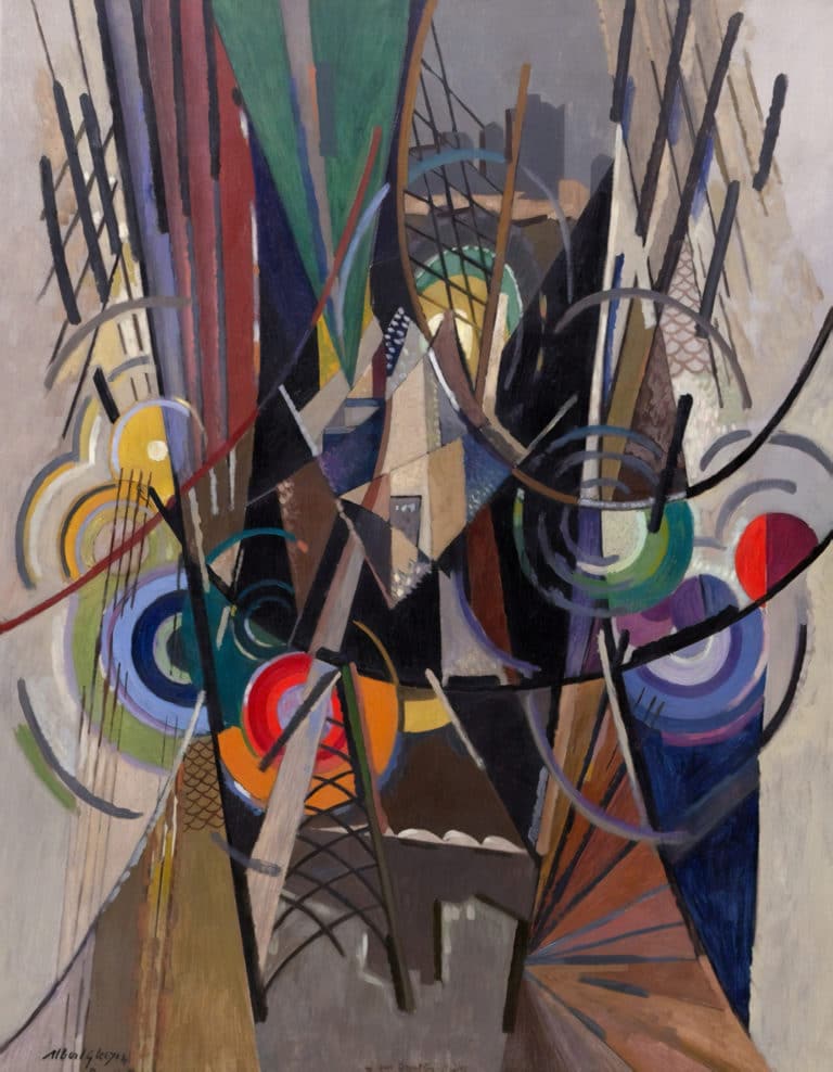 Sur le pont de Brooklyn, Albert Gleizes (1917)