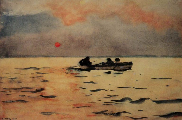 Le Retour à la rame, Winslow Homer (1890)