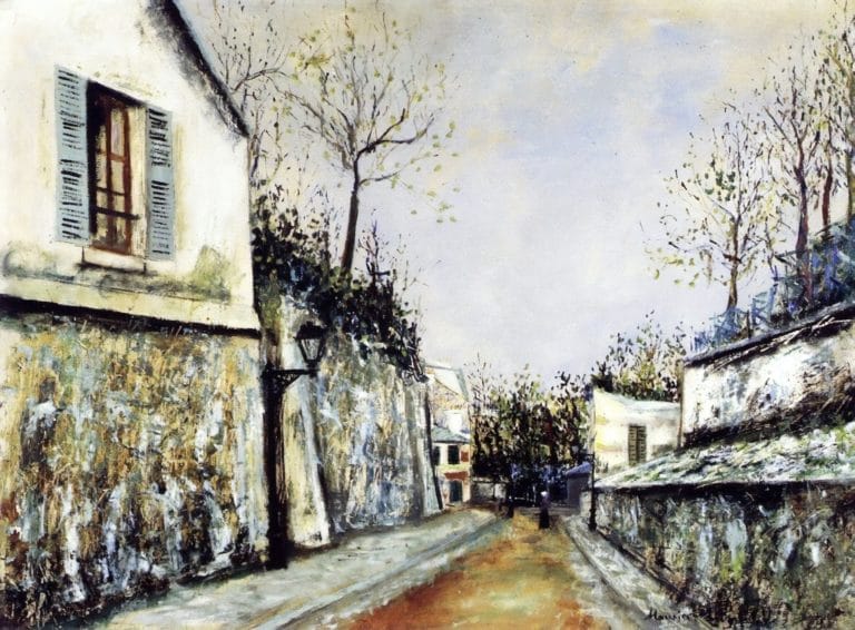 Rue Saint-Vincent à Montmartre, Maurice Utrillo (1914)