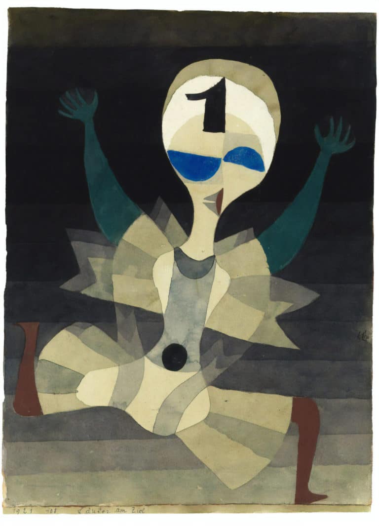 Coureur au but, Paul Klee (1921)
