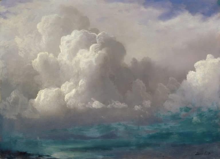 Nuages d'orage, Albert Bierstadt (1880)