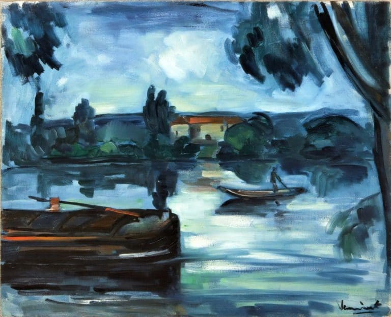 Sur la Seine, Maurice de Vlaminck (1909)