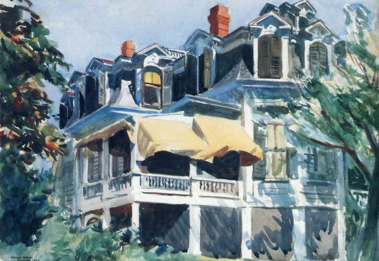 Le Toit mansardé, Edward Hopper (1923)