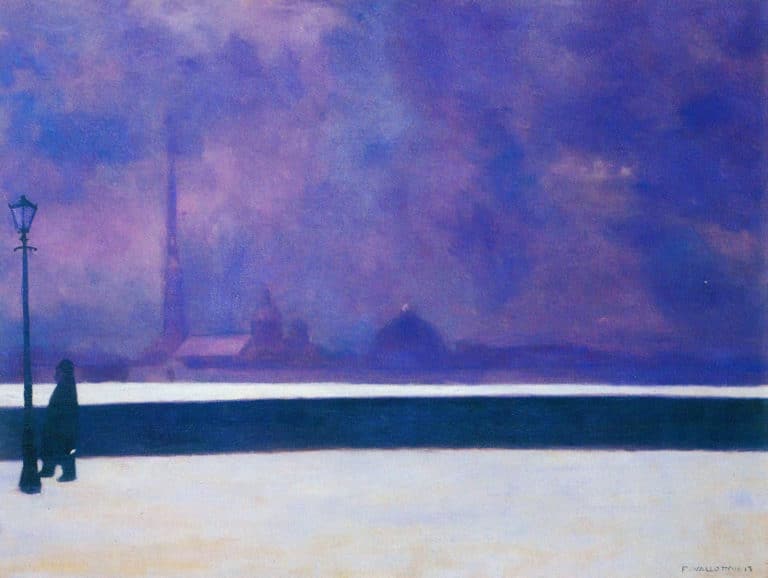 Ville au crépuscule, Félix Vallotton (1912)
