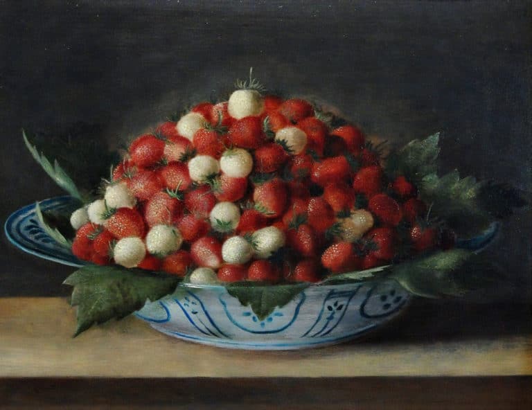 Bol de fraises, Sébastien Stoskopff (1620)