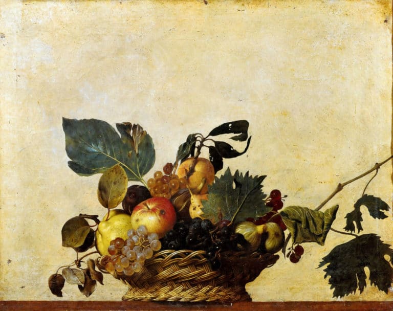 Corbeille de fruits, Le Caravage (1594)