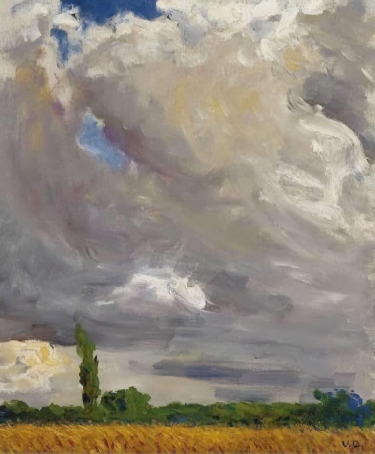Champ de blé et coquelicots, Kees van Dongen (1905)