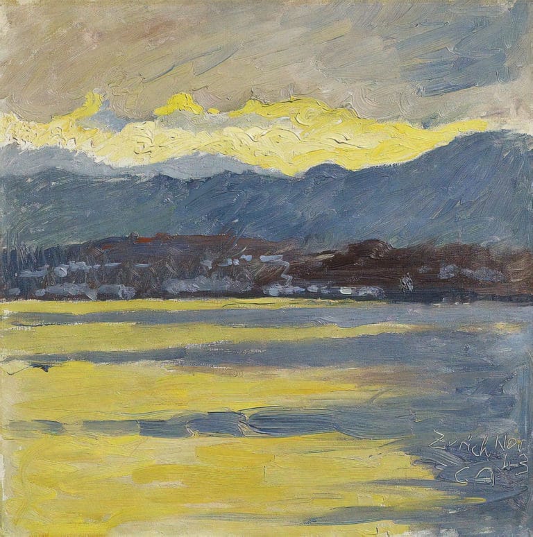 Temps de fœhn, Cuno Amiet (1943)