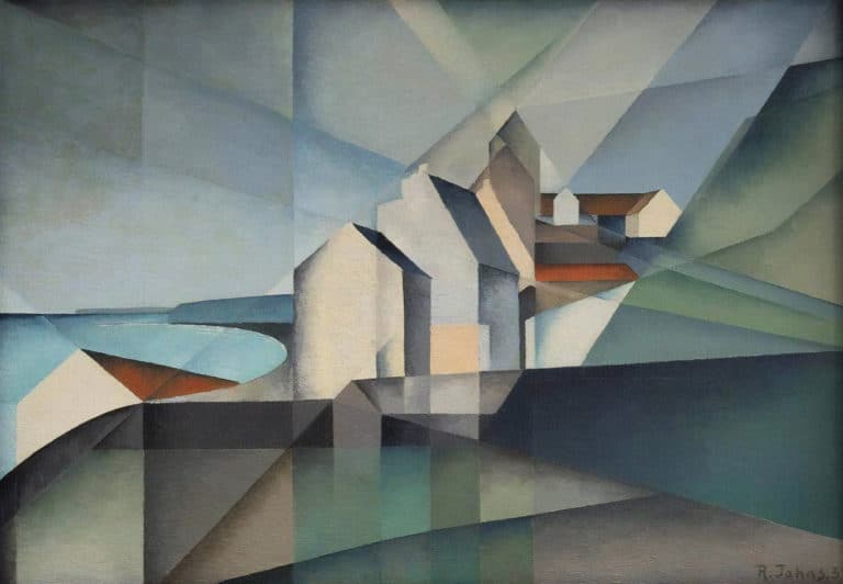 Maisons sur la falaise de Boulogne-sur-Mer, Rudolf Jahns (1931)