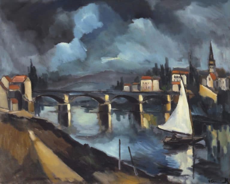 La Seine à Chatou, Maurice de Vlaminck (1901)