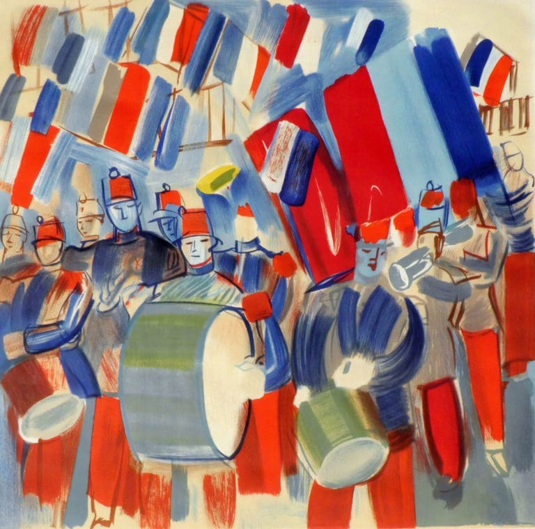 La Fanfare du 14 juillet aux Champs-Élysées, Raoul Dufy (1951)