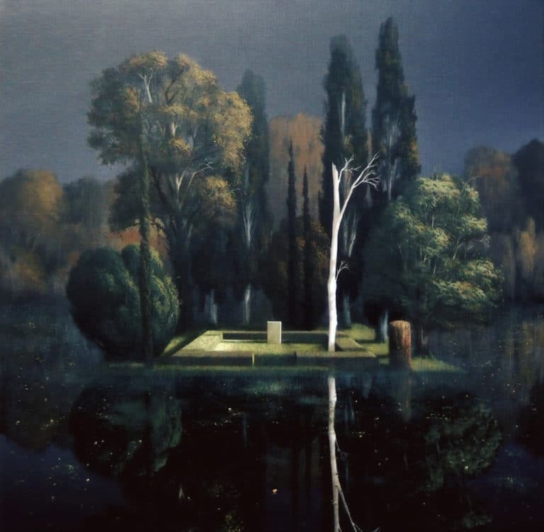 La Pierre tombale, Arnold Böcklin (1880)