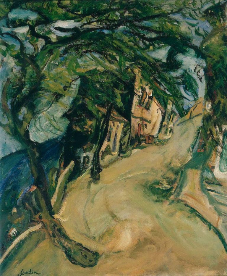 La Route de la colline, Vence, Chaïm Soutine (1924)