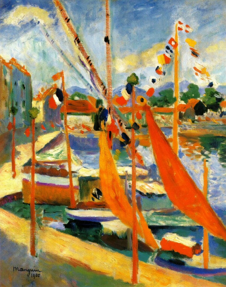 Le 14 juillet à Saint-Tropez, Henri Manguin (1905)