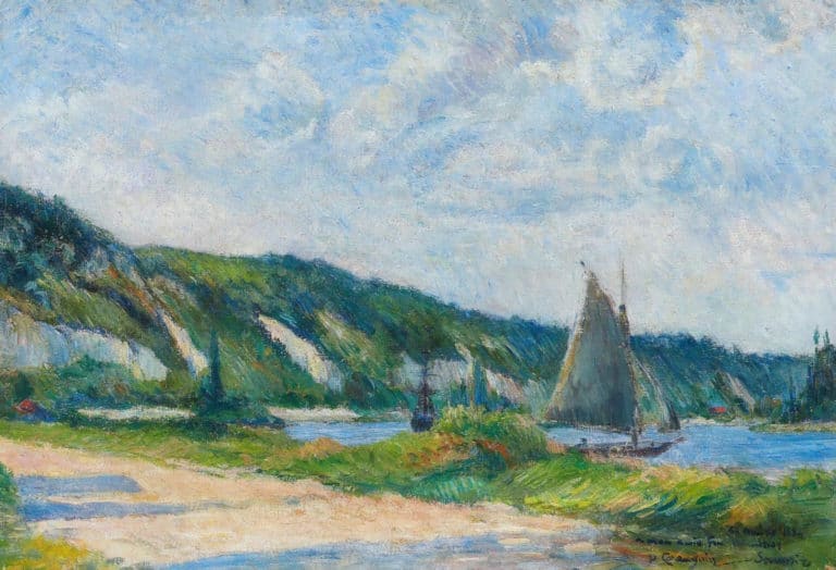 Les Falaises de La Bouille, Paul Gauguin (1884)