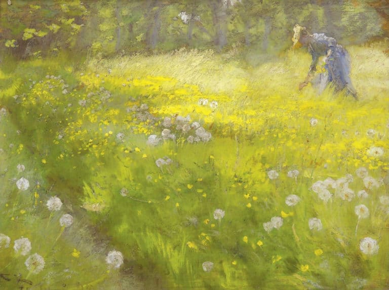 Marie Krøyer au jardin à Skagen, Peder Severin Krøyer (1892)