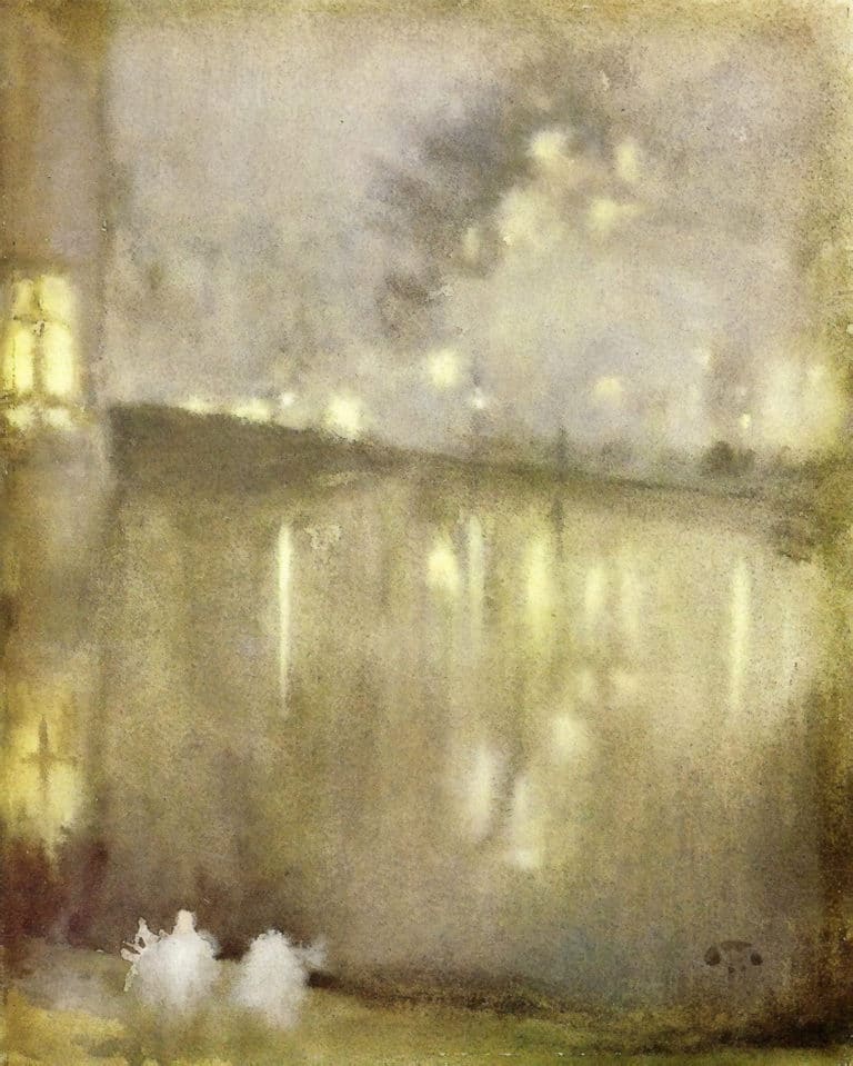 Nocturne en gris et or, James Abbott McNeill Whistler (1883)