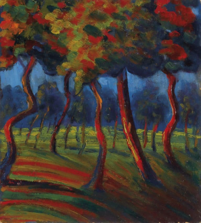 Paysage, Umberto Boccioni (1910)