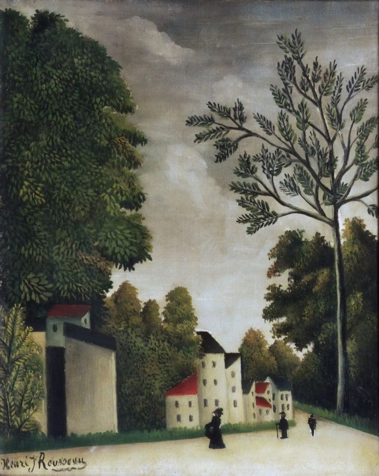 Rue de village, Henri Rousseau (1895)