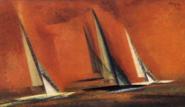 Croiseur des skerries, Lyonel Feininger (1930)