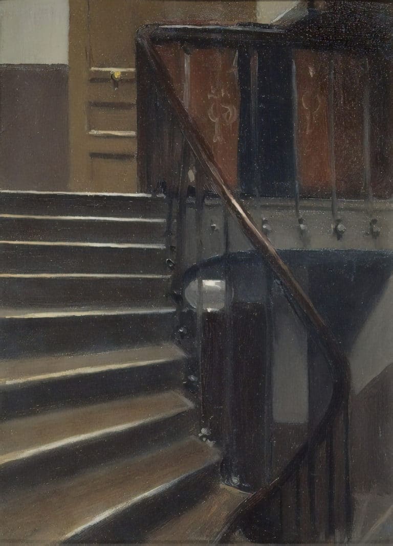Escalier au 48, rue de Lille, Paris, Edward Hopper (1931)