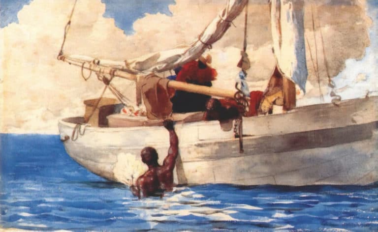 Les plongeurs de corail, Winslow Homer (1897)