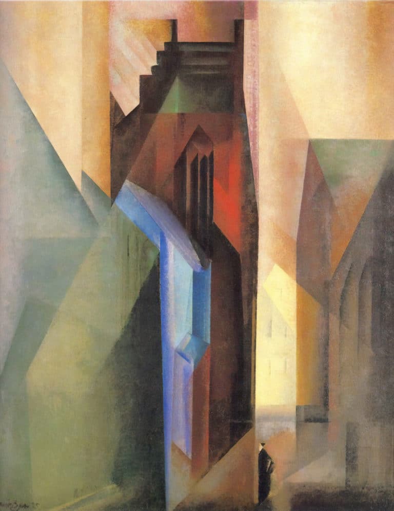 Tour-porte II, Lyonel Feininger (1925)