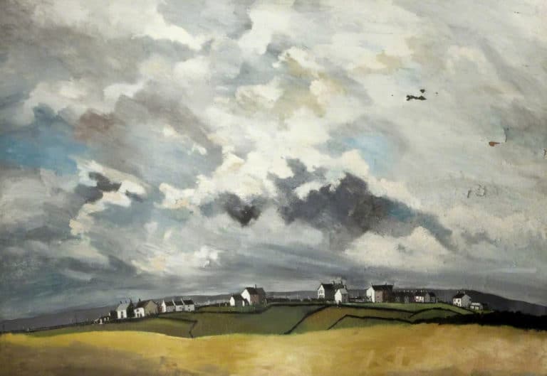 Vue de Green Haworth depuis le nord, John Virtue (1986)