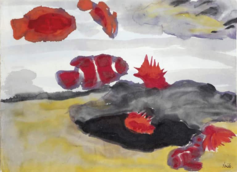 Poissons coralliens et anémones de mer, Emil Nolde (1936)