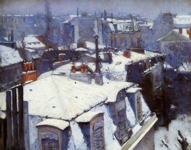 Effet de neige, Gustave Caillebotte (1878)
