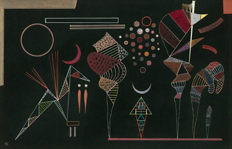 Étude pour Contrastes réduits, Vassily Kandinsky (1941)