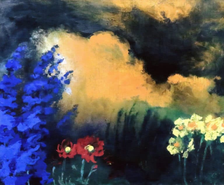 Fleurs et nuages, Emil Nolde (1933)