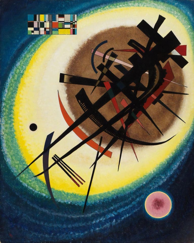 Dans l’ovale clair, Vassily Kandinsky (1925)