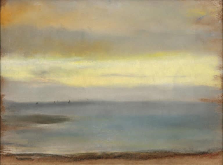 Marine, soleil couchant, Edgar Degas (1869)