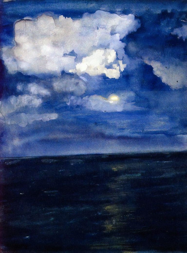 Marine au clair de lune, John LaFarge (1883)