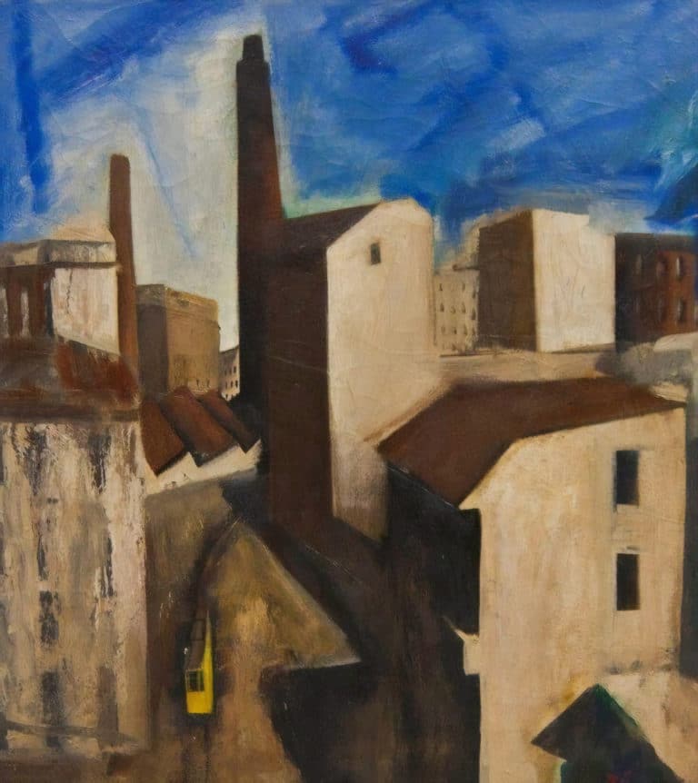 Paysage urbain, Mario Sironi (1924)