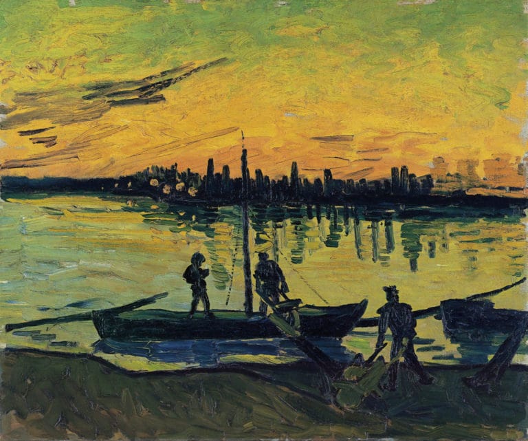 Releveurs de filets à Arles, Vincent van Gogh (1888)