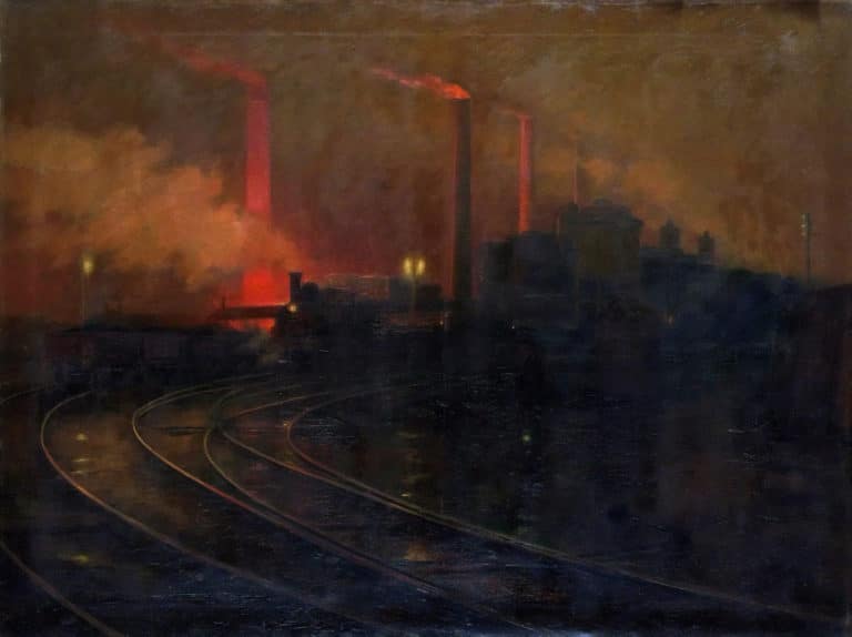 Aciérie, Cardiff, Lionel Walden (1926)