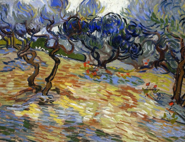 Le jardin de Gethsémani sur le mont des Oliviers, Vincent van Gogh (1889)