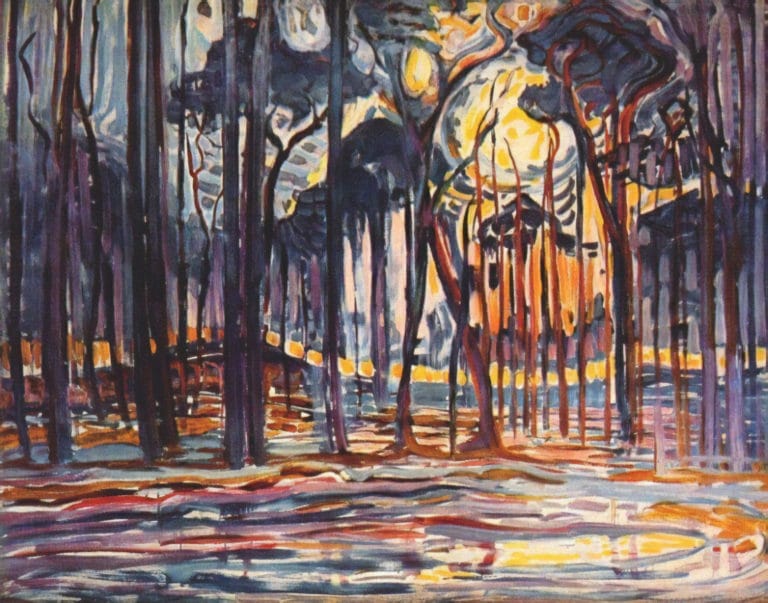 Bois près d’Oele, Piet Mondrian (1908)