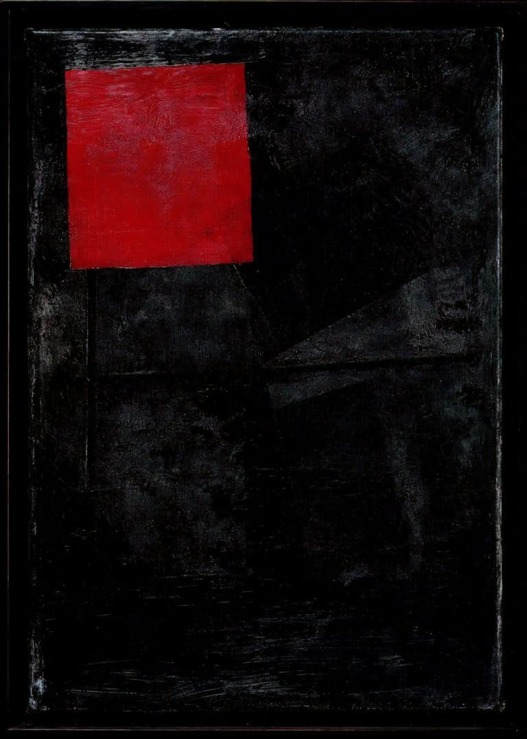Carré rouge sur fond noir, Kasimir Malevitch (1920)