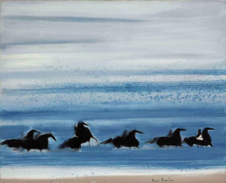 Cavalcade dans les flots, André Brasilier (1977)
