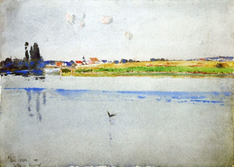 Chatou, près de Bougival, Childe Hassam (1911)